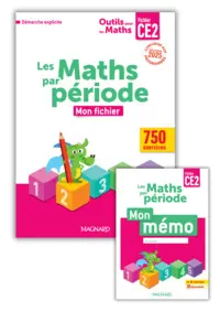 OUTILS POUR LES MATHS CE2 PAR PERIODE (2025) – FICHIER DE L’ELEVE + MEMO