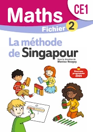 SINGAPOUR DE METHODE - MATHEMATIQUES  DE FICHIER - 2CE1  2025