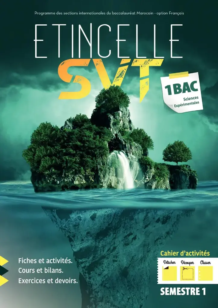 PACK ETICELLE SVT CAHIER D'ACTIVITE 1 BAC 
