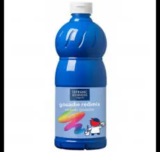 BOUTEILLE DE 1000ML DE GOUACHE ECOLO KIDS  BLEU