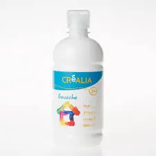 BOUTEILLE DE 500 ML GOUACHE ECOLO KIDS BLANC