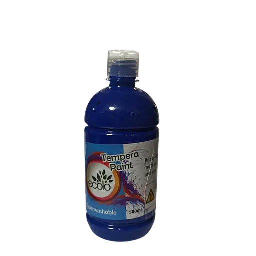 BOUTEILLE DE 500 ML GOUACHE ECOLO KIDS BLEU