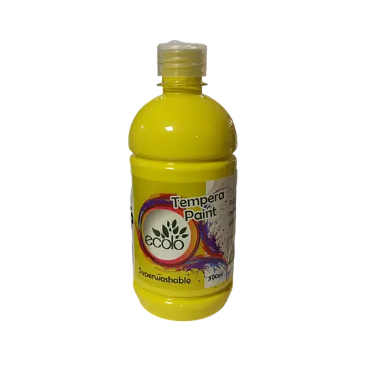 BOUTEILLE DE 500 ML GOUACHE ECOLO KIDS JAUNE