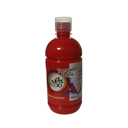 BOUTEILLE DE 500 ML GOUACHE ECOLO KIDS ROUGE