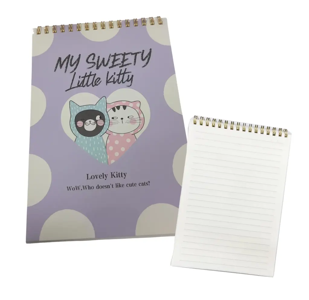 Spiral Notebook A5 cats