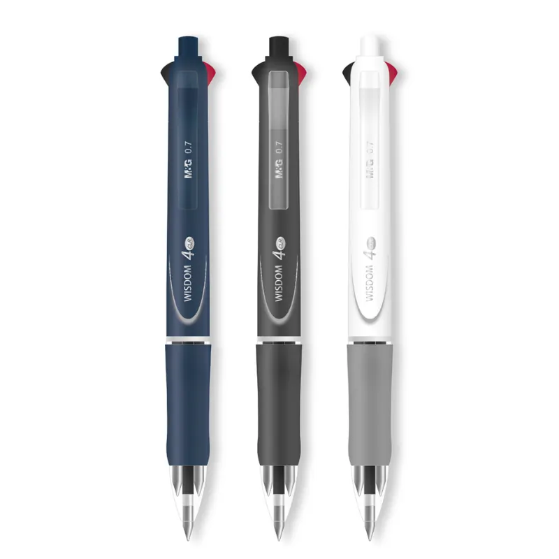 Stylo 4couleurs wisdom semi gel