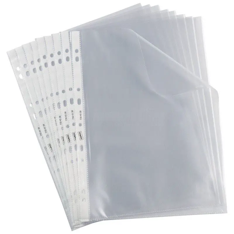 pochette perfore 21*29.7 90 microns boite de 100