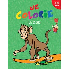 JE COLORIE LES ZOO 4-6 ANS