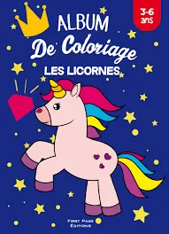 Album Coloriage -Licornes