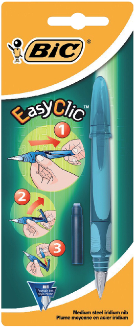 [8479004] STYLO PLUME EASY CLIC + CARTOUCHE