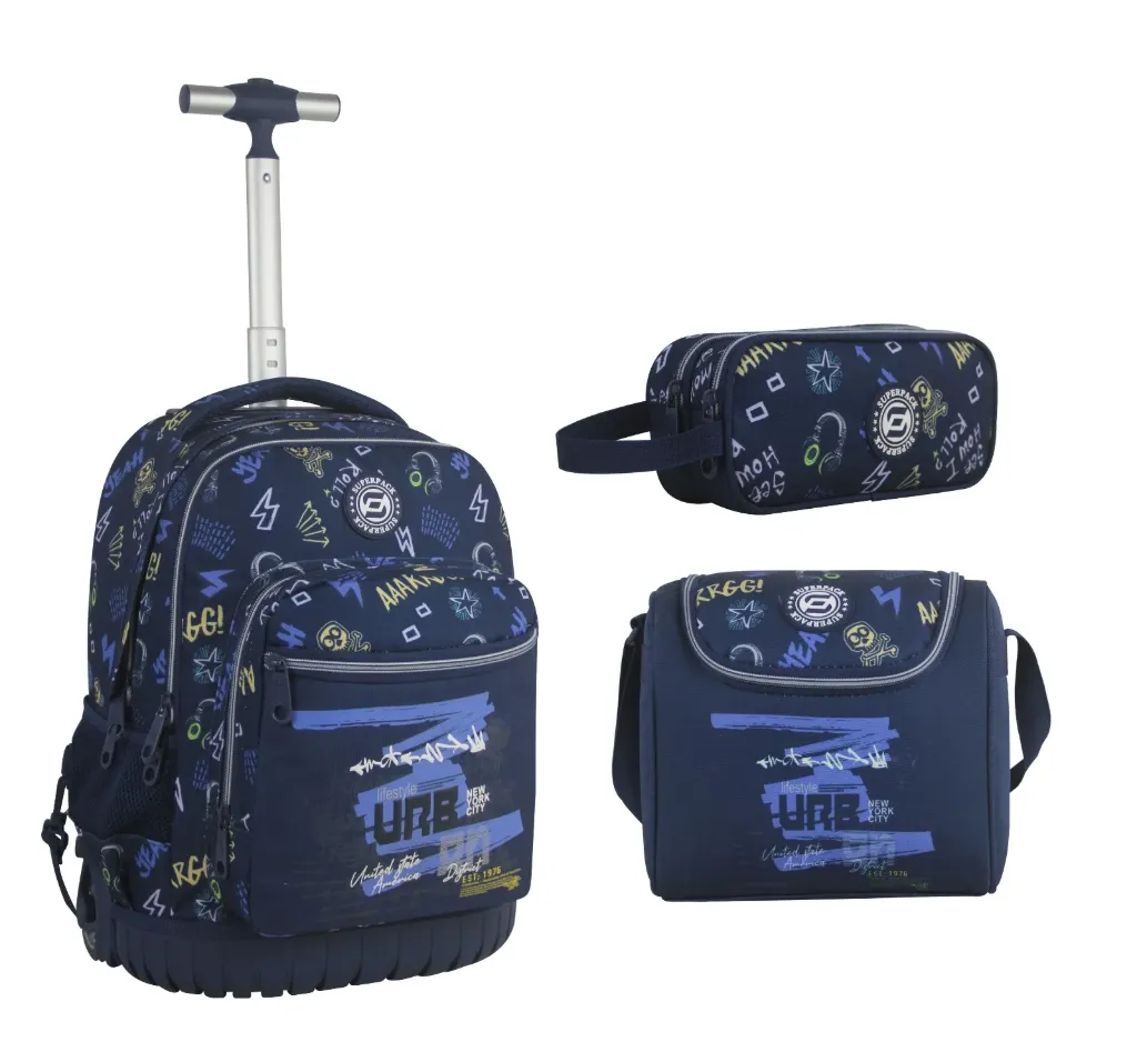 Cartable  trolley  pack 3 Pièces