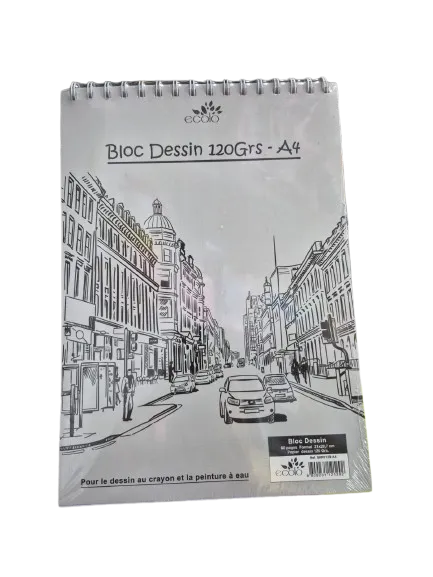 Bloc Dessin 120Grs A4