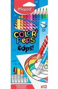 [MD12B832812] Crayons color'peps effaçable
