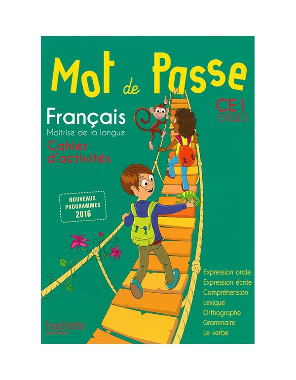 Mot de Passe cahier d'activités CE1
