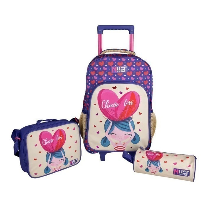 Cartable a Roulette scolaire Must