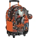 Cartable à roulettes MUST TEAM Hip Hop à 3 compartiments pour l'école primaire