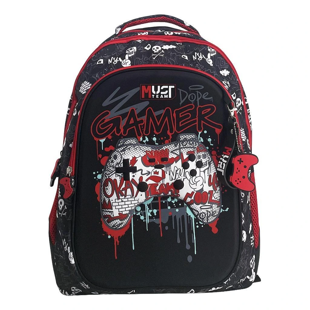 Sac à dos scolaire pour l'école primaire Must Team Game Pad – 3 compartiments