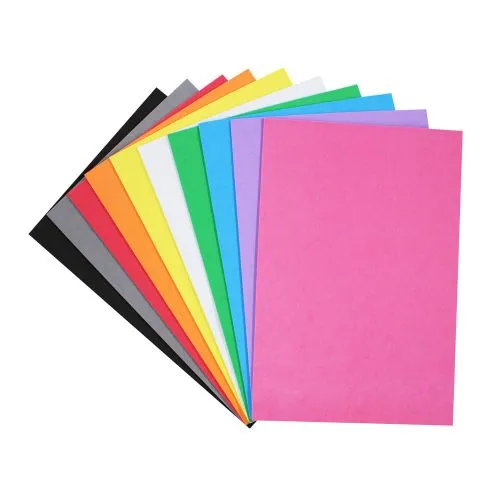[PPM640] Pochette de 10 Couleurs A4 Papier Mousse  Adhésif