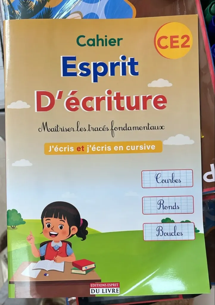 Cahier  esprit d' écriture ce2