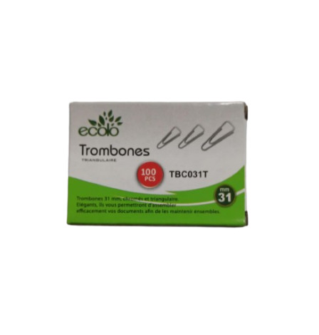 Trombones triangulaire 31 mm