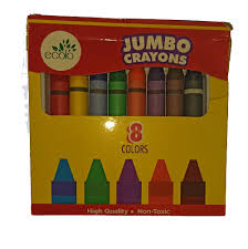 Crayons cire jumbo
