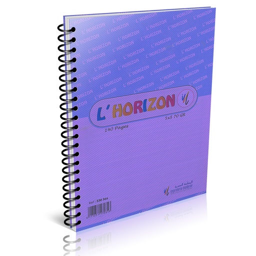 cahier spirale grande format 240pages