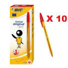 stylo bic fine rouge 