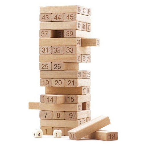 jenga blocks 48 pcs