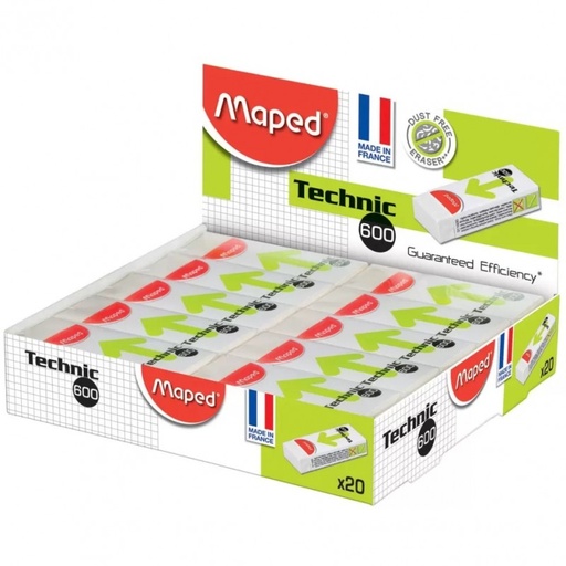 [GOM600] Gomme blanche GM maped T600