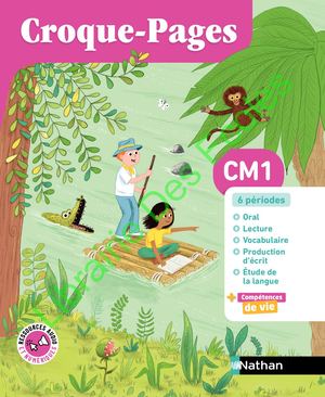 CROQUE PAGES CM1 -MANUEL (2024)+CAHIER