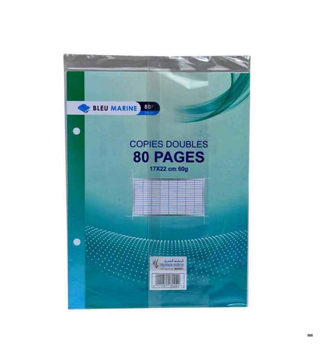 Double feuille A5 17x22