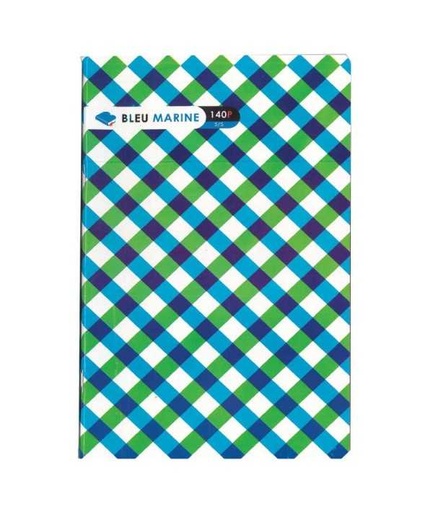 Carnet 140 pages petite carreaux 14x21 cm 