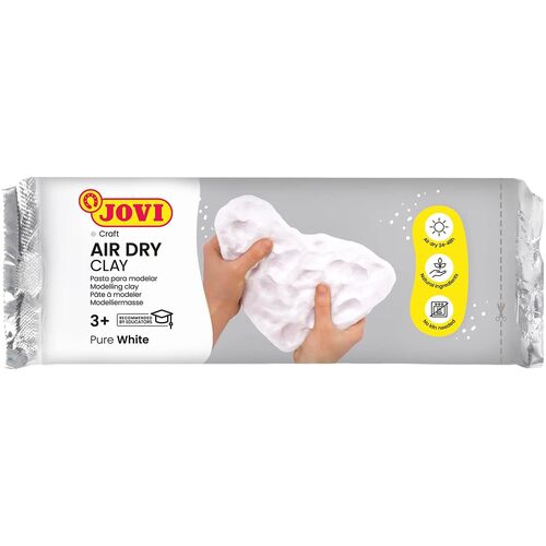 Pate a modeler blanc 500g auto-durcissante jovi
