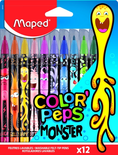 Feutres color'peps maped Monster 