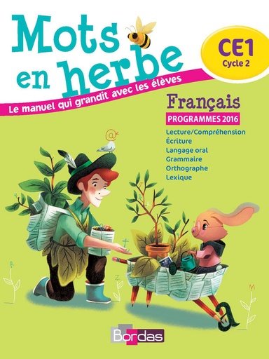 Manuel mots en herbe CE1