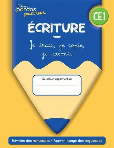  Ecriture CE1 - Je trace, je copie, je raconte - Grand Format 