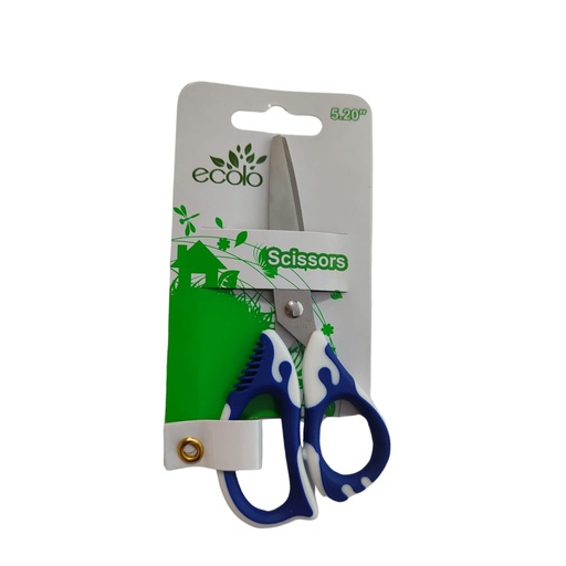 Ciseaux 13,5 CM 4 couleurs assorties en blister