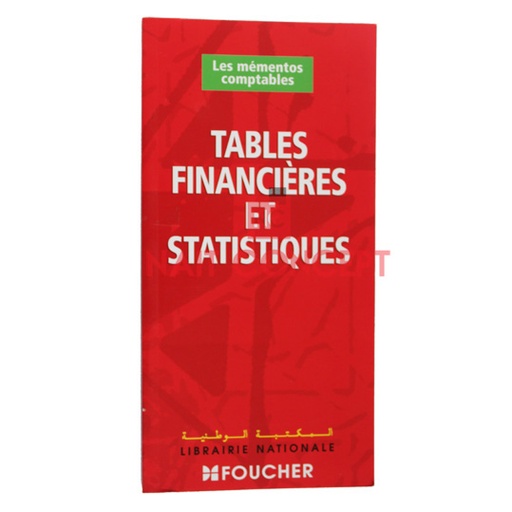 TABLES FINANCIERES ET STATISTIQUE