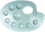 [PS607] Pallette Ovale 9