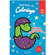 MON BLOC DE COLORIAGE : animaux tout mignons
