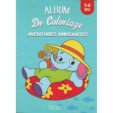 ALBUM DE COLORIAGE:Aventures amusantes 