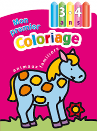 MON PREMIER COLORIAGE:animaux familiers