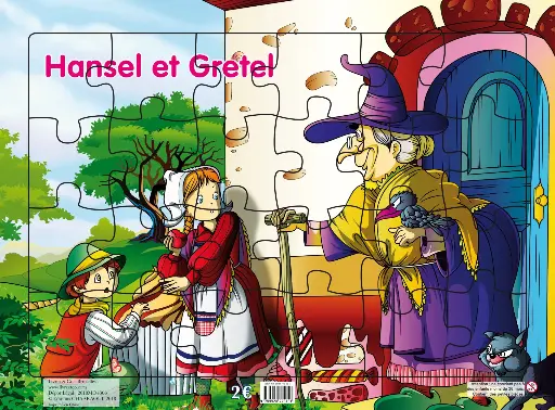PLANCHES PUZZLES CONTES CLASSIQUES : Hansel et gretel