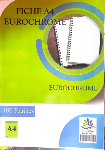 [RE230] Eurochrome 230 GR A4 blanc 100 feuille