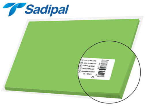 Papier Bristol 50*65 Verde Malaquita Sadipal