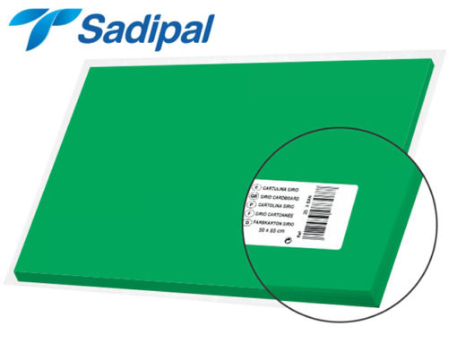 Papier Bristol 50*65 Verde Intenso Sadipal
