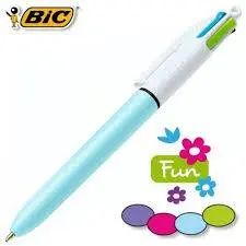 Bic 4 Colour Fashion Pastel Range