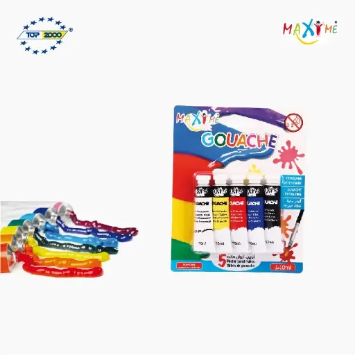 [G520] Gouache 5 couleurs MAXIME