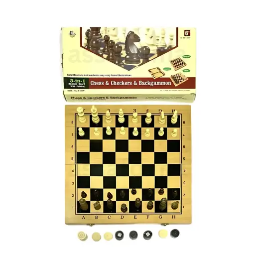 3 in 1 Bambo Board chess