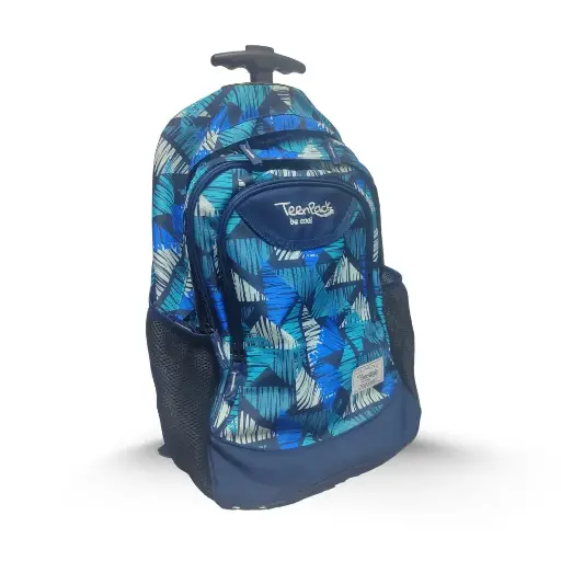 Teenpack junior 17 trolley backpack BLEU